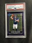 2024 Optic Caleb Williams Rated Rookie Retro Purple Stars /25 PSA 8 Bears RC