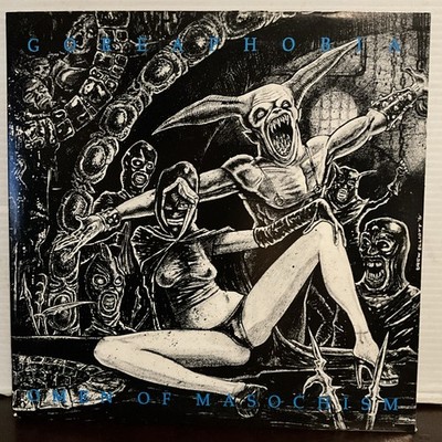 Goreaphobia - Demented Omen of Masochism 7'' EP 1991 Relapse   RR-015 VG+/VG+