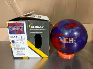 NEW 14LB 900 Global Viking Bowling Ball H024