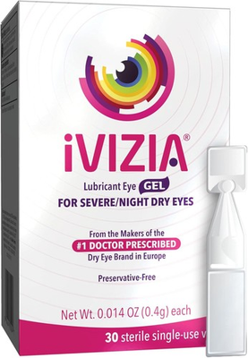 #ad Ivizia Lubricant Eye Gel for Severe Dry Eyes 30 Single Use Vials *EXP 05 2028* $16.99