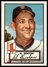 1983 Topps 1952 Reprint Series #374 Al Benton