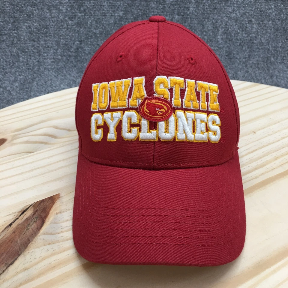Iowa State Cyclones Top Of The World Baseball Cap Mens Red OS Embroidered Logo - Image 2 of 4