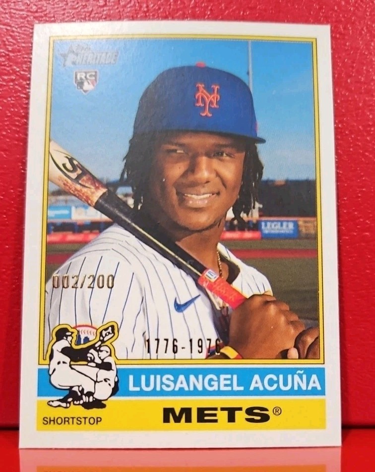2025 Topps Heritage - Luisangel Acuna #274 Bicentennial #002/200 (RC)