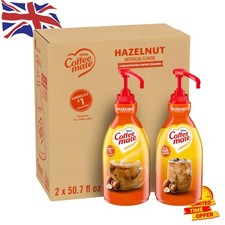 Nestle 2-Pack Hazelnut Coffee Creamer Pump Dispenser - Lactose-Free Delight
