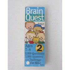Brain Quest Grade 2 Revised 3rd Edition Deck 1 Ages 7-8 1000 Questions Answers