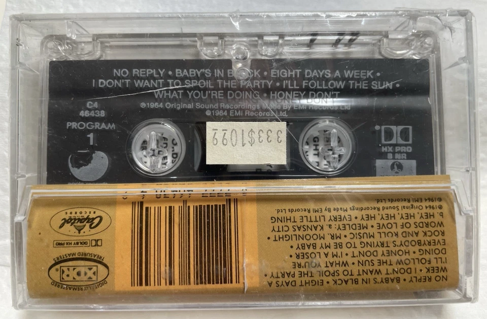 The Beatles - Beatles For Sale Cassette 1992 Capitol C4-46438 SEALED NEW - Image 3 of 4