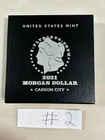 2021-CC MORGAN $1.00 UNC #2 CC EARLY RELEASE ORIGINAL OWNER FROM US MINT NEW CON