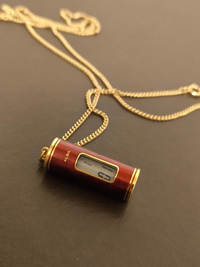 Pendant Watch Digital Alba Condition Excellent Vintage Seiko - vintagewatches.pk