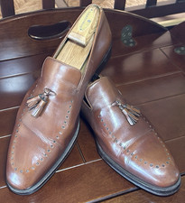 Authentic Vintage Gucci Brown Leather Tassel Mens Loafer US11  GUCCI 44 1/2 E