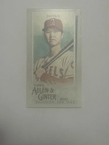 Topps Allen & Ginter's 2020 Shohei Ohtani Mini card Los Angeles Angels