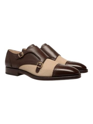 Bally Skylor-T 6306759 Men's Ebano Monk-Strap Shoes MSRP $1050 (10D)