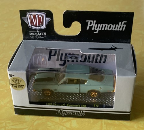 M2 Machines CHASE 1969 Plymouth Barracuda 440 1:64 1 of 750 - Picture 3 of 8