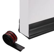 Under Door Draft Stopper, Folding Door Draught Noise Blocker, Dark Brown