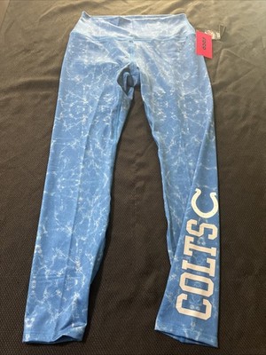 NWT NFL Team Apparel Leggings Tights Indianapolis Colts Womens Size Large!