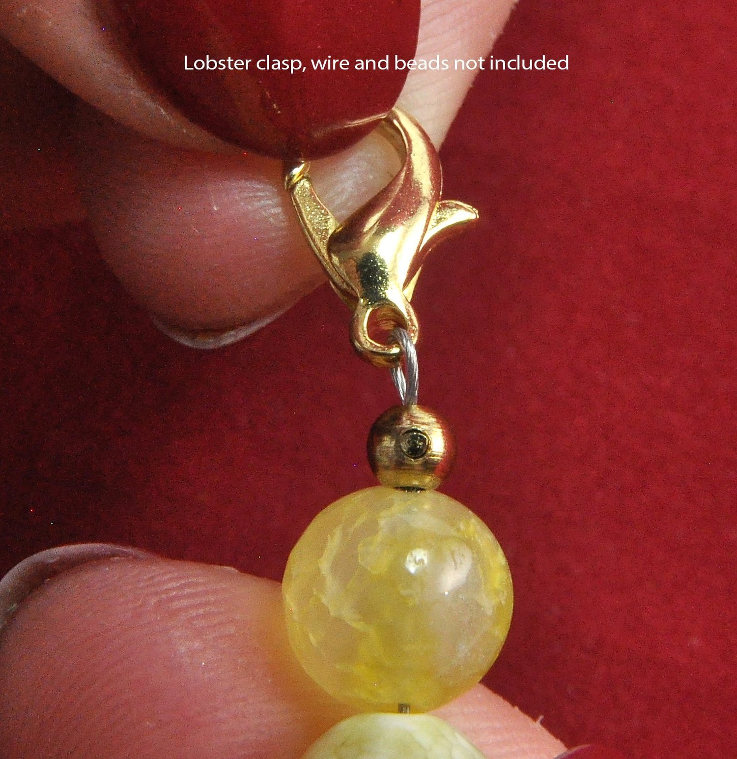 Bead Buddy 8 Pieces Gold Crimp Loks