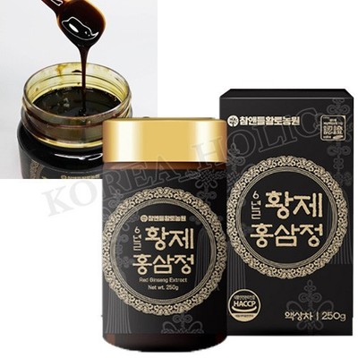 Premium Emperor Korean 6 Years Red Ginseng Extract 250g 1 Flasche Saponin Panax