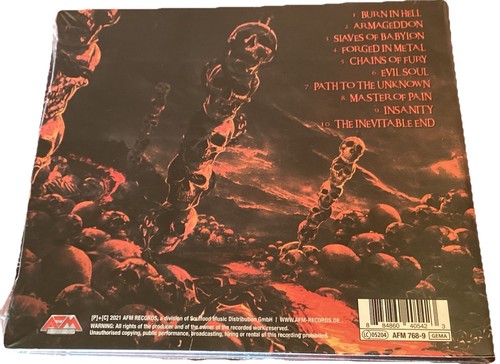 MANIMAL - Armageddon - Digipak CD - 2021 - Imagen 2 de 2
