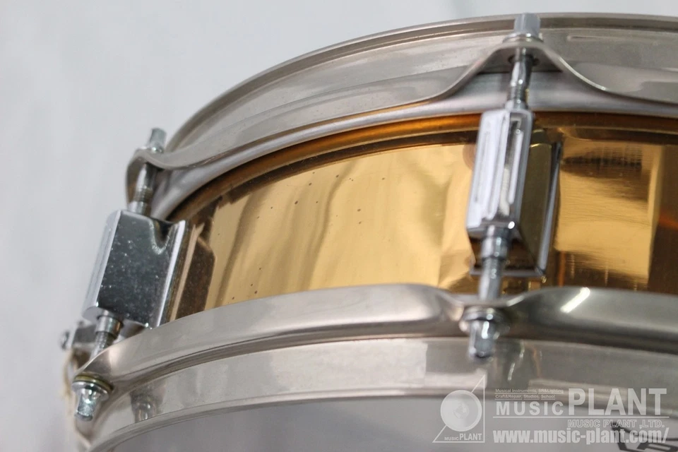 Ludwig LB553 青铜 Piccolo 小军 13x3 二手黄铜外壳 小巧型鼓 — 第 4/4 张图片