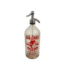 Vintage Big Chief Seltzer 32oz Glass Bottle Coca Cola Bottling Co Stockton CA