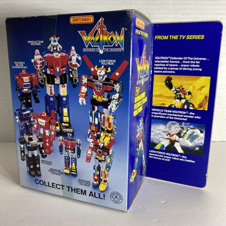 Vintage Voltron Miniature Vehicle Team Matchbox Die-Cast  1985 New In Box - Image 2 of 4