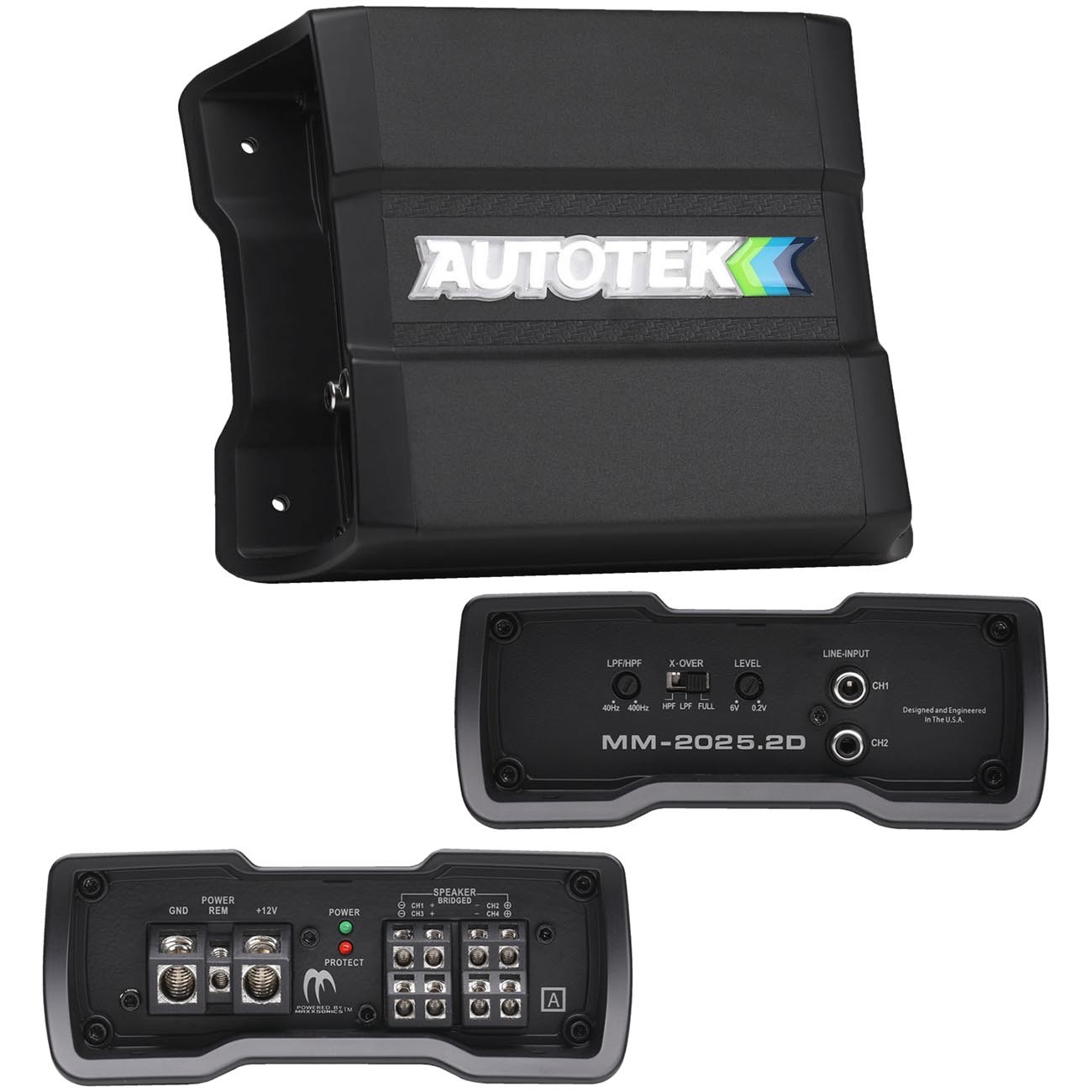 Autotek MM20252D Mean Machine Компактный усилитель класса D мощностью 2000 Вт 2 канала 10690₽