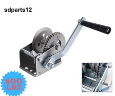 Argano Manuale Verricello 600 lbs 250kg Cavo Acciaio Gancio Paranco Montacarichi