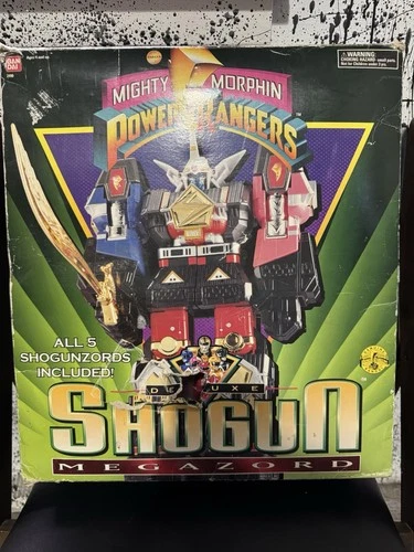 Vintage 1995 Might Morphin Power Rangers Deluxe Shogun Megazord-Complete In Box