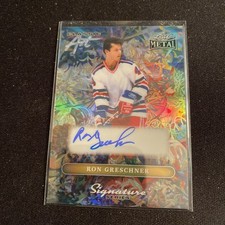 2025 Leaf Metal Legends Classic Art Signature Series Ron Greschner 1/1 🔥🔥 SSP