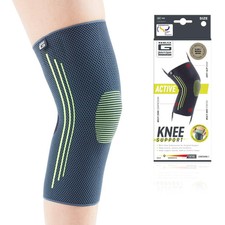 NEO G ACTIVE KNEE SUPPORT BLACK and GREEN MEDIUM