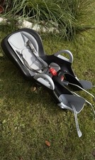 OKBABY 10+ Fahrradsitz hinten Kinder bis 22 kg Liegefunktion Schwarz Grau