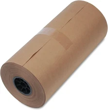 High-Volume Mediumweight Wrapping Paper Roll, 40 Lb Wrapping Weight Stock, 18" X