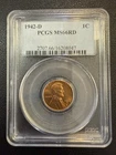 1942-D PCGS Lincoln Cent MS66 RD -  B49319