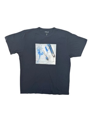 Futura x Agnes B Black Painting T-shirt w/ Dustbag Size XL