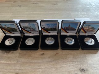 5 x 20 Euro Silber BRD: "Chemnitz" Kulturedition limitiert auf 100 Stück