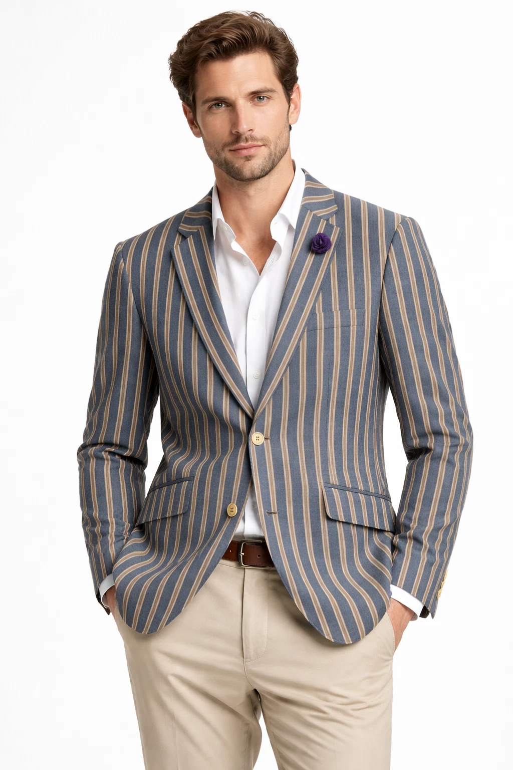 Blue Beige Striped Boating Jacket Wool Blazer Henley Regatta Summer Wedding Mens
Opens in a new wind