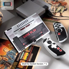 Silicone Joy Con Vintage PC Protective Case for Switch Ergonomic Grip