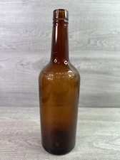 Vintage Amber Glass Bottle Jos E Seagram Sons Ltd Canada Glass Made In The USA