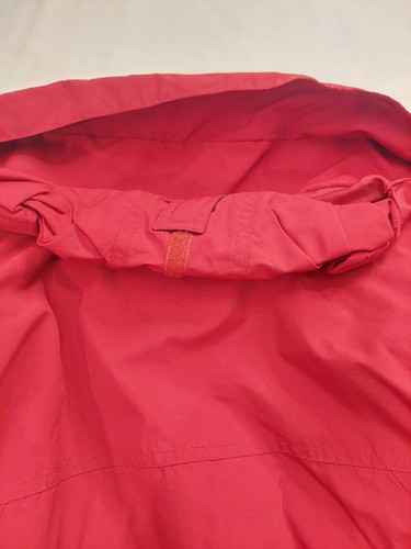 LL Bean Men's Jacket L Tall Red 3 in 1 Weather Polartec Fleece Hidden Hood - Picture 19 of 24