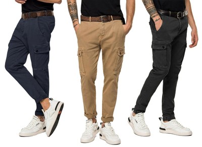 Replay Hyperflex Trouser - Replay Hyperflex Jaan Slim Fit Cargo Pant - BNWT  | eBay