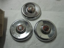 3 Qty 1951 Mercury Dog Dish Wheel Cover Hub Cap Vintage Rare