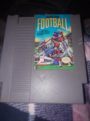 PLAY ACTION FOOTBALL Original NINTENDO NES game! (A00)
