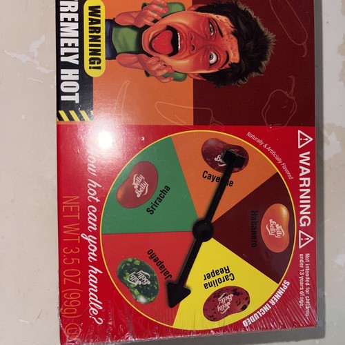 FIERY FIVE Jelly Belly Candy BEANBOOZLED 3.5oz Spinner Gift Box Game-2024 - Picture 2 of 4