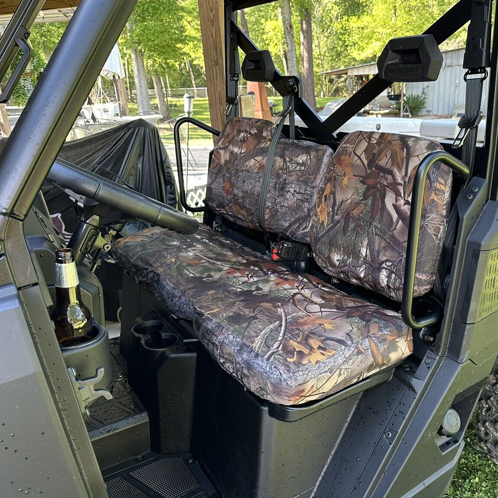 KEMIMOTO 1680D Camo Seat Covers Compatible With 2020-2025 Polaris Ranger Crew 1000 Premium, 2017-2021 Ranger Crew XP 1000, UTV Seat Cover Set With Headrest Cover In | Whizz Seat Covers - Foto 8