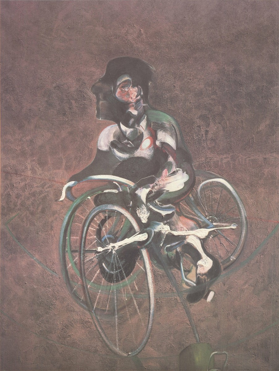 FRANCIS BACON Georges Cyclist (No Border) 26.5
