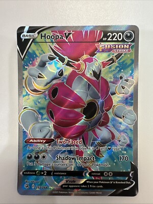 hoopa v pokemon card price | Crown Zenith Galarian Gallery Darkness / 220 / Basic Hoopa V RR 066/100 S8
