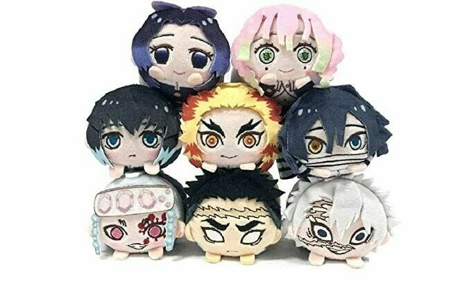 Demon Slayer Kimetsu Mochi Kororin Keychain Mascot vol.2 Complete