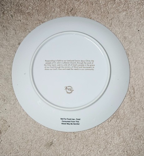 St John's Lutheran Church 165 Year Commemorative Plate - Sidney, Ohio 2005 - Picture 3 of 3