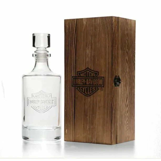 Harley davidson decanter set deals