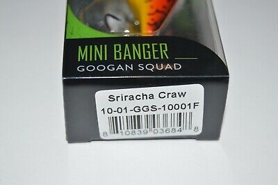 Catch co mini banger googan squad bass squarebill 2 1/4oz