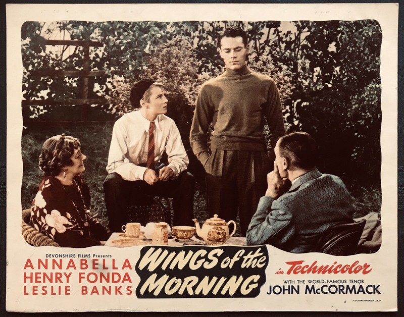 “Wings of the Morning” 20th Century Fox, original vintage 1937 Lobby Card